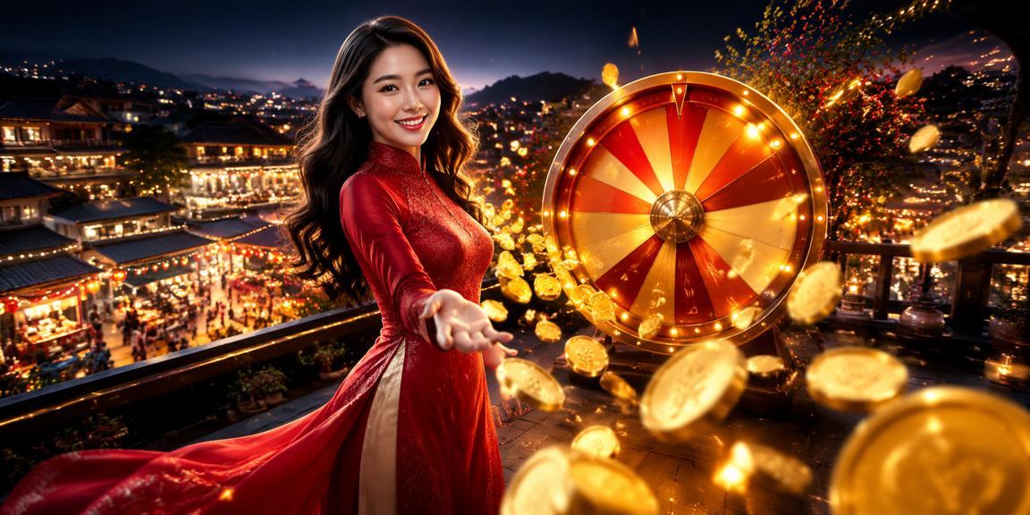 Người chơi roulette trực tuyến tại Sapa trong trang phục áo dài truyền thống – kết hợp văn hóaViệt và giải trí hiện đại