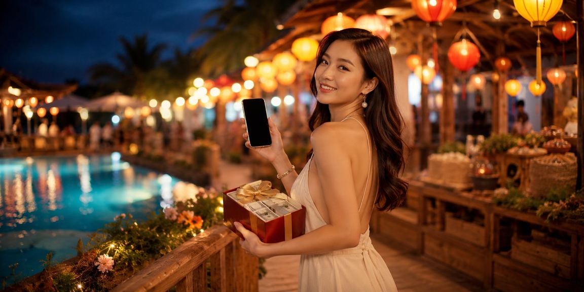 Không gian giải trí hiện đại tại Việt Nam với ánh đèn ấm áp và bầu không khí thư giãn